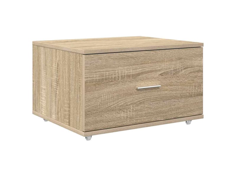 Armoire de rangement bureau, armoire à tiroirs 55 x 45 x 31 cm chêne sonoma  - Conforama A