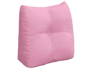 Coussin de dos, coussin de dossier rose 45 x 24 x 50 cm tissu cf54979