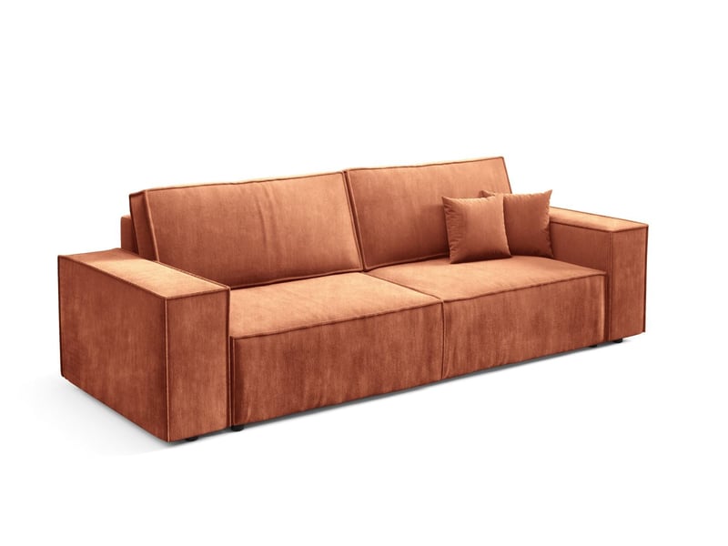 Canapé convertible mille mini orange - Conforama C