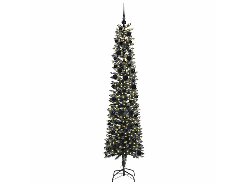 Sapin de noël - arbre de noël artificiel vert 240 cm pvc, plastique et acier - Conforama C