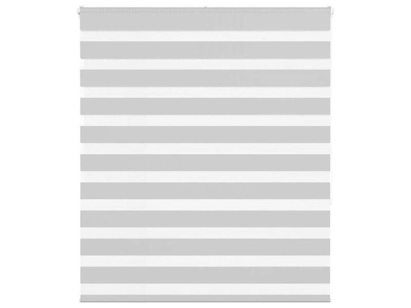Store zèbre, store de fenêtre gris clair largeur du tissu 130,9 cm polyester cf48464 - Conforama B