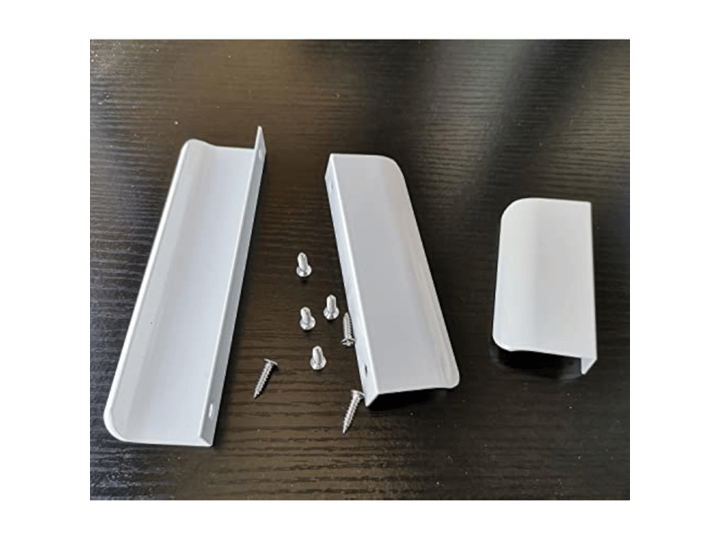  4 poignées pour armoires de cuisine, poignées invisibles pour tiroirs de meubles et poignées cachées pour portes.  - Conforama B