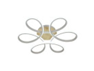 Fabrilamp bandeira, plafonnier, moderne, led, 130 w, 14300 lm, 3000-4000-6500 k, blanchêtre, 12 x 61 x 61 cm