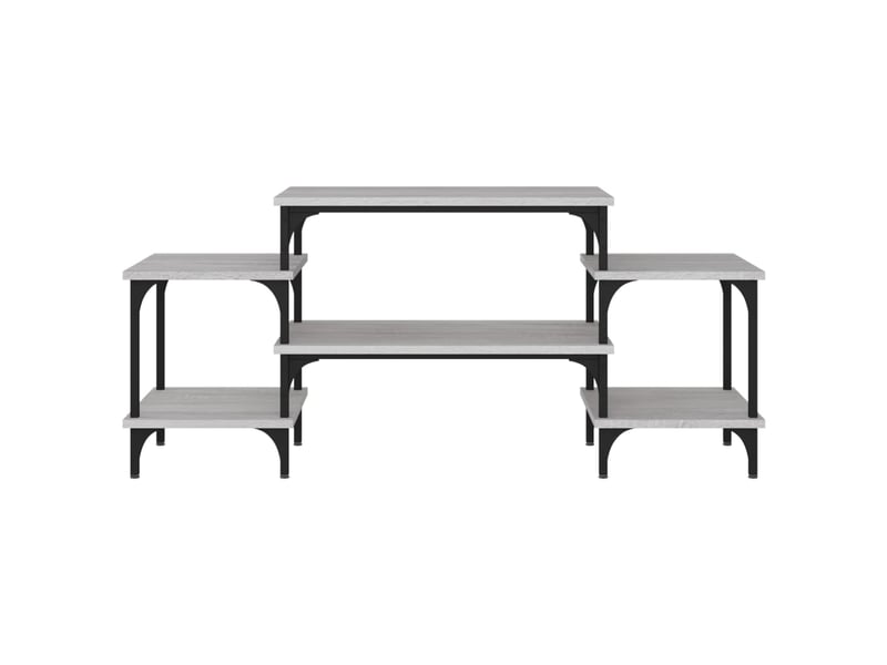  Meuble tv - banc tv - meuble de rangement sonoma gris 117x35x52 cm bois d'ingénierie  - Conforama E
