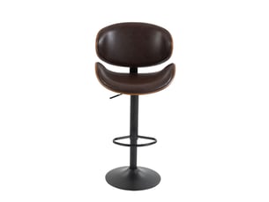 tabouret de bar assise réglable en hauteur  PANGIVO W3056P455973 - marron
