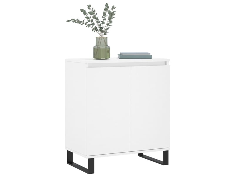  Buffet - bahut - meuble de rangement blanc 60x35x70 cm bois d'ingénierie  - Conforama C