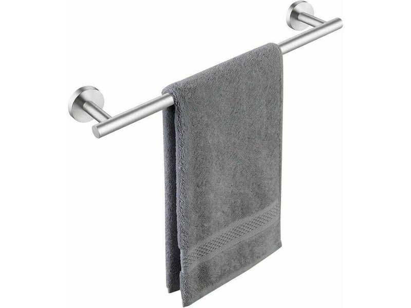 Enowelir porte-serviettes salle de bain porte-serviettes mural porte-serviettes de bain en acier inoxydable sus304 porte-serviettes organisateur 50 - Conforama C