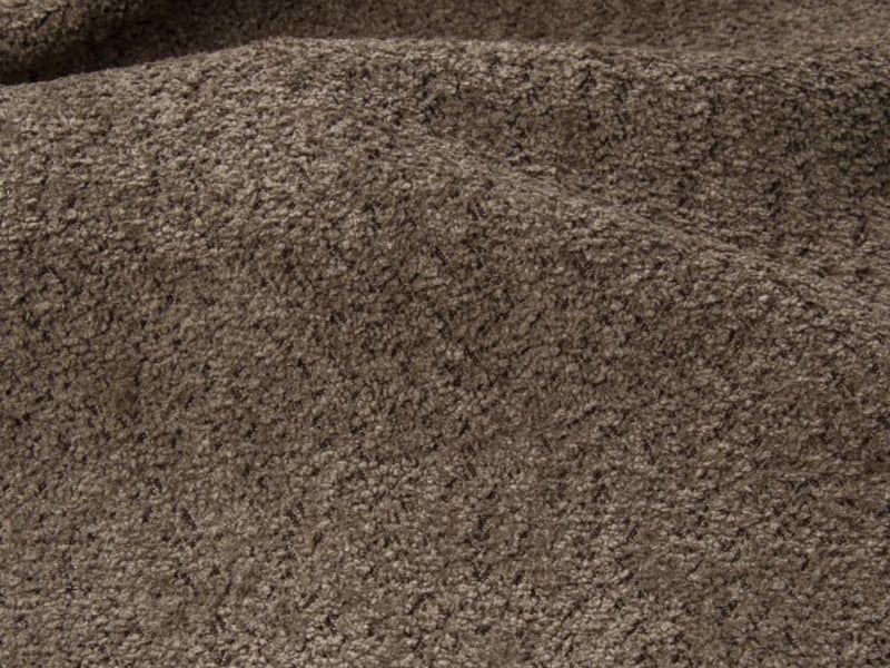  Bobochic lit celina tissu bouclette avec lattes massives marron 180x200 CELINA - Conforama D