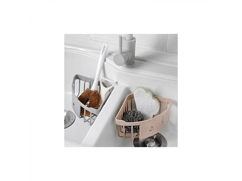  Cuisine salle de bain en plastique triangle de rangement organiser étagère de douche d'angle mural panier caddy avec ventouse vert  - Conforama E