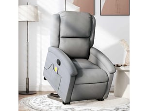 Fauteuil fixe  <strong></strong> Tissu argenté