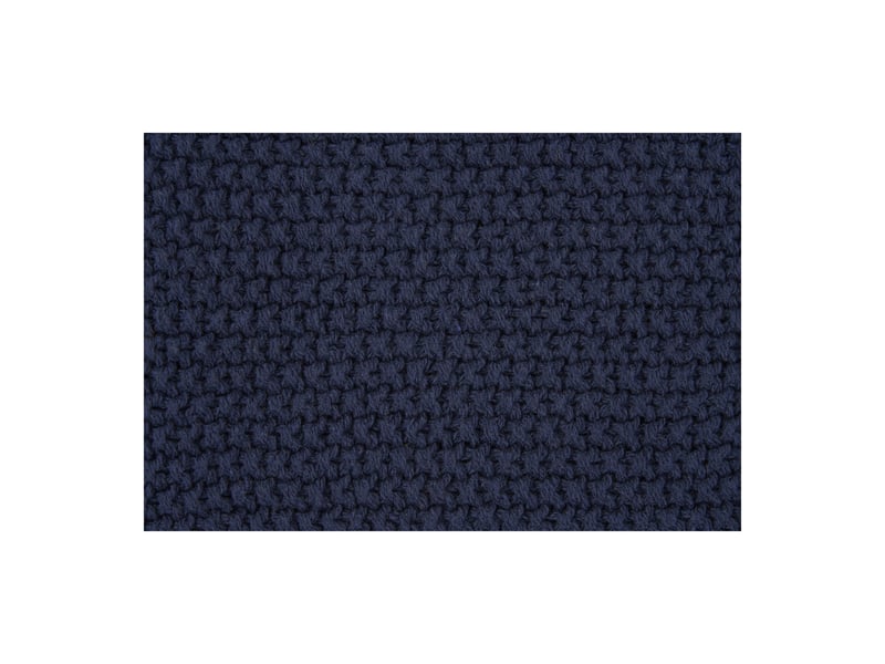  Plaid santos en coton riciclato bleu notte 130×170 cm  - Conforama B