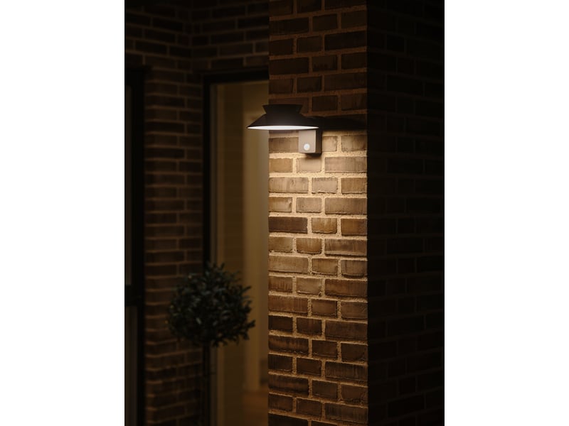 Applique murale justina solar métal anthracite, h.14.5 - ip44 - solarled nordlux extérieur 2418071050 - Conforama B