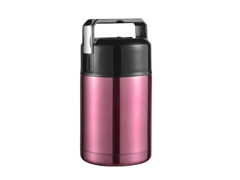  Récipient isotherme 800 ml – boîte alimentaire isotherme, rose et rouge  - Conforama A