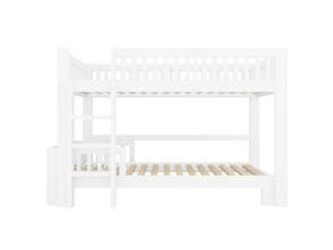 Lit superposé 90x200 cm <strong></strong> <strong></strong> coloris blanc