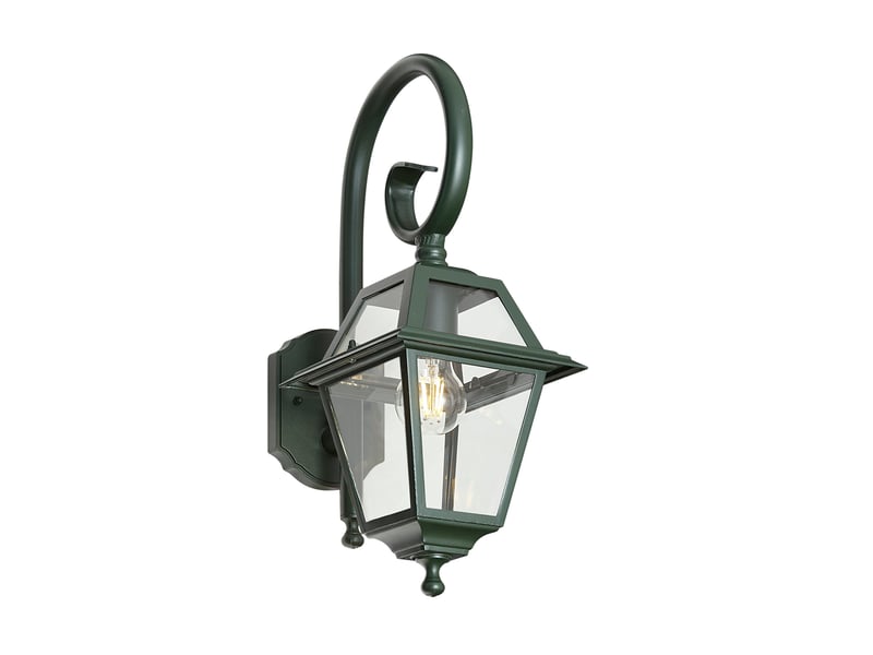 Applique d'extérieur classique vert foncé ip44 - berta  - Conforama E