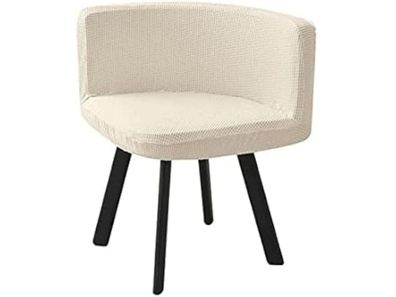  Housses de chaises en velours de style nordique, housse de fauteuil de bureau blanche, housse de chaise de salle à manger à dossier élastique, conven XLH-ZLS-009283ZLS - Conforama A