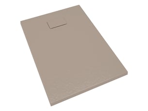 Receveur de douche base de douche bac de douche réceptacle de douche salle de bain toilette salle d’eau maison intérieur smc 100x70 cm marron 02_0001968