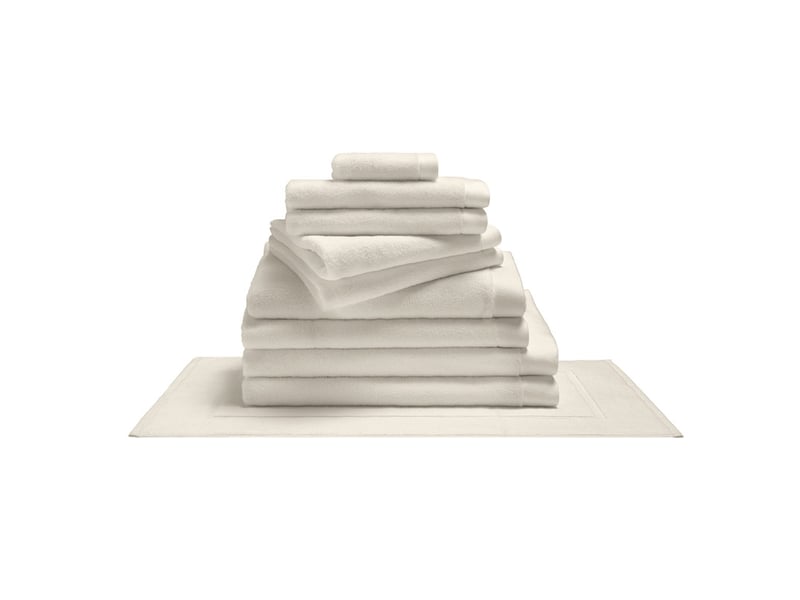  Pack complet 10 pièces softy salle de bain 100 % coton zero twist – 600 gm²  - Conforama C
