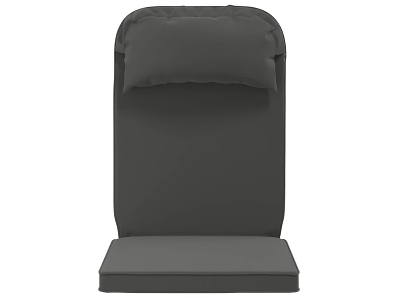  Coussin de transat ensoleillé, coussin pour bain de soleil 100 % polyester anthracite cf55988  - Conforama D