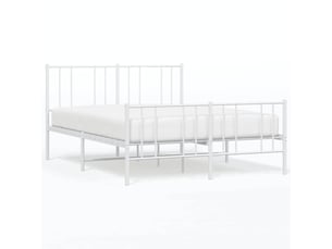 Lit 2 places 135x190 cm coloris blanc