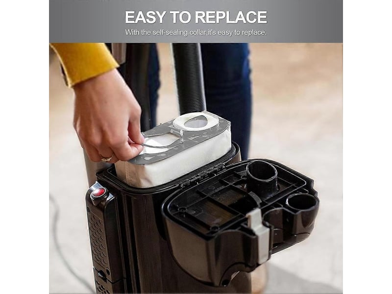  10 packs hepa vacuum cleaner bags replacement vaccum bag for riccar r25 series riccar r25s, riccar r25d, riccar r25p  - Conforama D