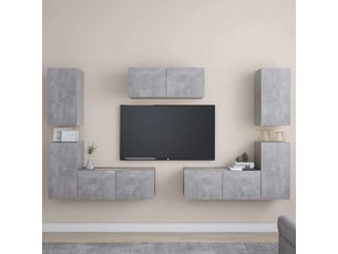 Meuble tv coloris gris 80 cm <strong></strong>  <strong></strong>