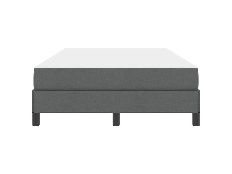  Lit double- lit adulte -  lit à ressorts gris foncé 120 x 190 cm tissu  - Conforama D