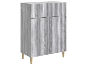 Buffet - bahut - meuble de rangement sonoma gris 66 x 34,5 x 90 cm bois d'ingénierie