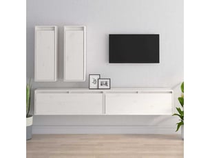 Meuble tv coloris blanc 100 cm <strong></strong>  <strong></strong>