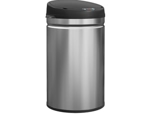 Poubelle automatique 30 l inox 32 × 30,5 × 51 cm argent