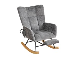 Pouf / repose pied   gris