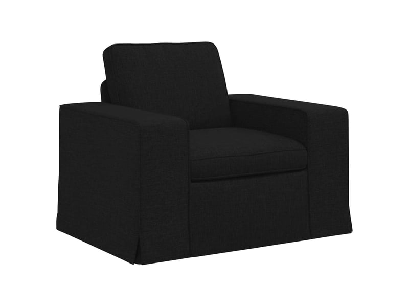  Ensemble de canapés 2 pcs noir tissu shl56825  - Conforama D