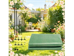 Serre de jardin 143x143x195 cm – verte – porte zippée, film pe protecteur pour plantes et tomates sensibles