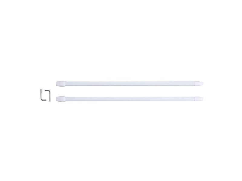  Lot de 2 tringles extensibles paio 30-50cm blanc  - Conforama A