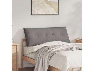 Coussin de dos, coussin de dossier taupe 120 x 19 x 50 cm tissu cf55018