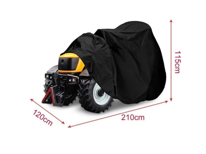 Housse de protection en tissu oxford pour tracteur de jardin extérieur imperméable, 210 x 120 x 115cm - Conforama B