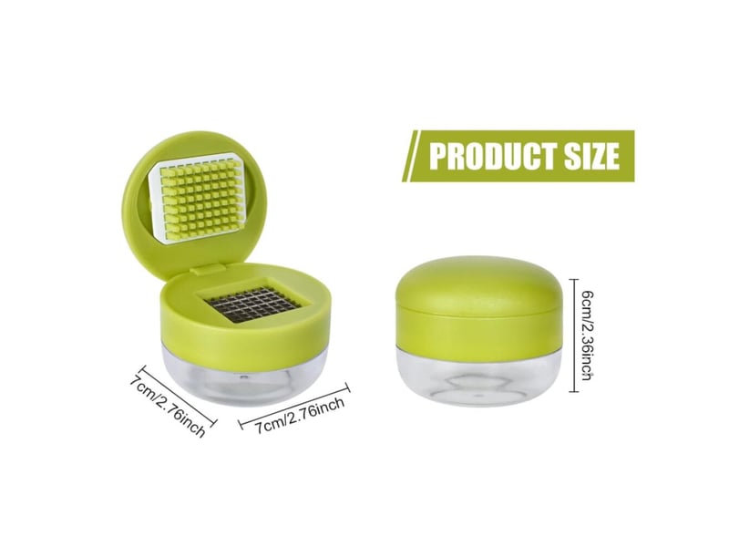  Presse-ail manuel, râpe à gingembre en acier inoxydable 304 de qualité alimentaire, avec brosse de nettoyage, peut écraser l'ail et le gingembre  - Conforama B