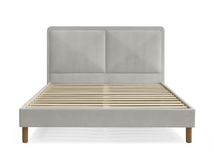 Lit 2 places 180x200 cm BOBOCHIC MARA coloris gris