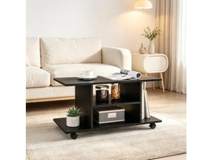 Meuble tv coloris noir 80 cm VIVRYN  