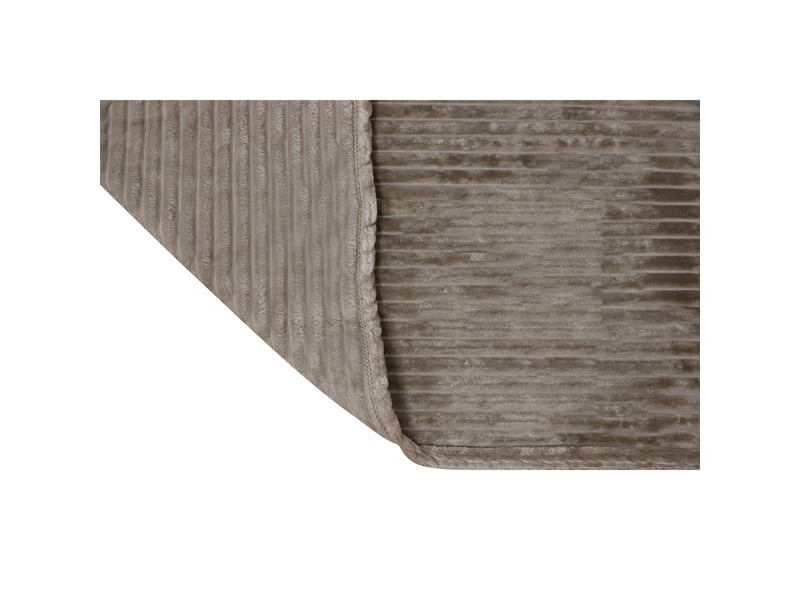 Plaid 125X150CM taupe NEIGE - Conforama C