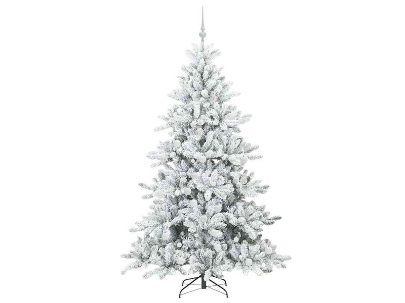 Sapin de noël, arbre de noël artificiel à branches articulées blanc 180 cm shl2048 - Conforama D