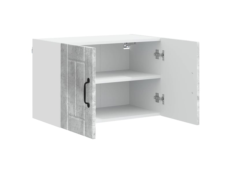  Meuble mural de cuisine, armoire de cuisine gris béton 60x31x40cm bois d'ingénierie  - Conforama E