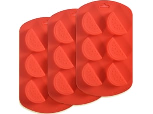 Moule en silicone pastèque 3d – 4 paquets de 6 cavités ustensiles de cuisson antiadhésifs qualité alimentaire