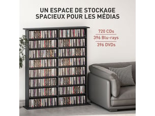Etagère 106.5 cm coloris noir  