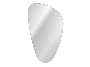 Miroir salle de bain led asymétrique 80x57 cm design moderne