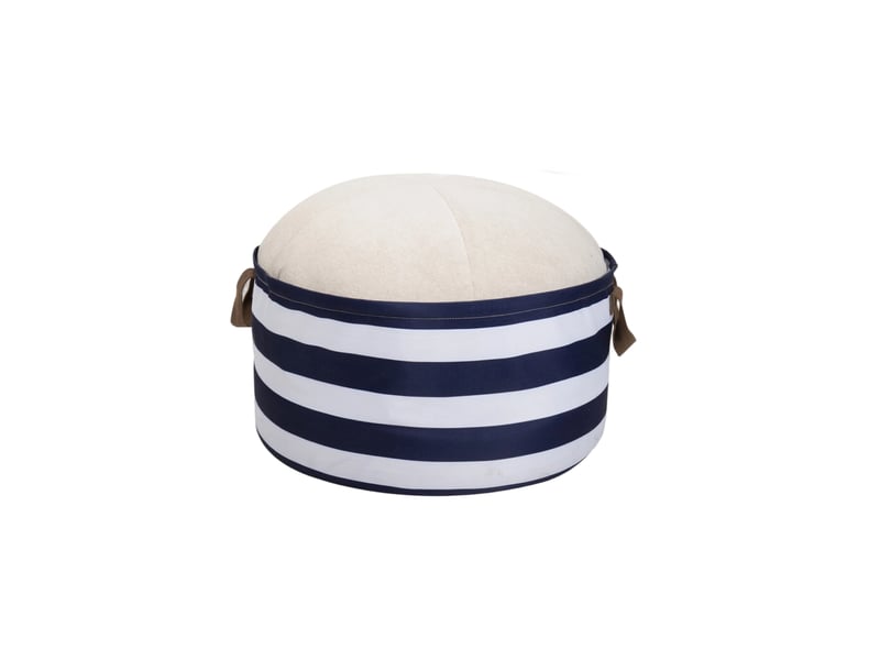  Tabouret enfant vercart bleu et blanc avec coffre de rangement, 54 cm  - Conforama A