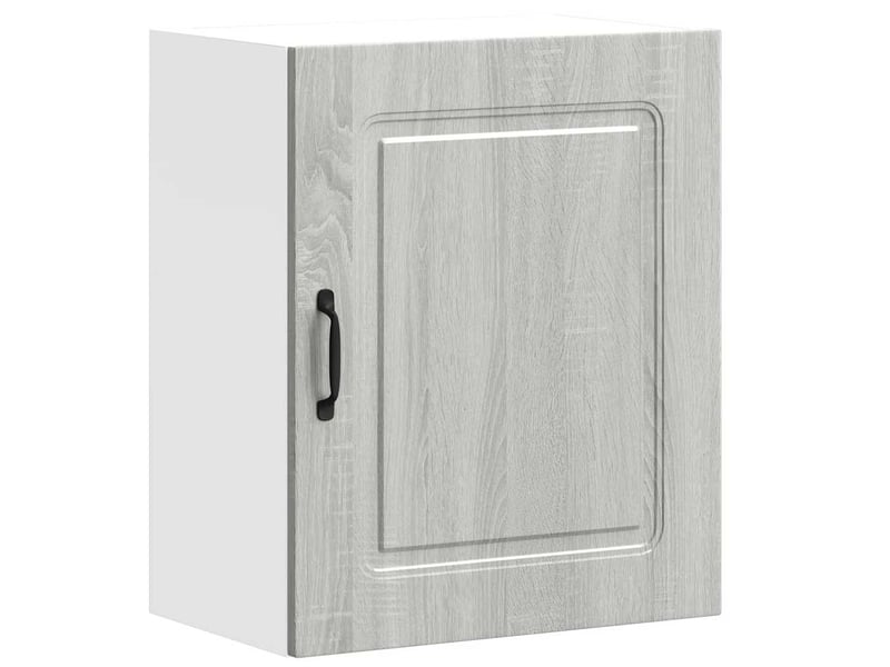  Meuble de rangement, armoires murales de cuisine kalmar gris sonoma en bois d'ingénierie  - Conforama E