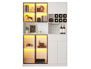 Meuble tv coloris blanc 140 cm <strong>WISHDOR</strong> <strong></strong>