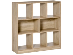 Bibliotheque coloris bois clair 3 étagère(s) HOMVRA - 30 cm x 100 cm