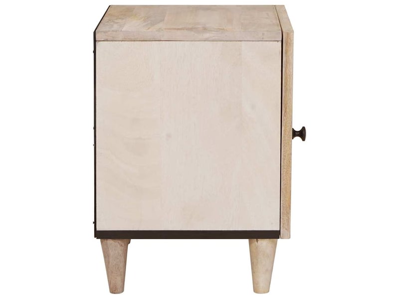  Table de chevet - cabinet de chevet - table de nuit 2 pièces blanc 80 x 50 x 40 cm  - Conforama D